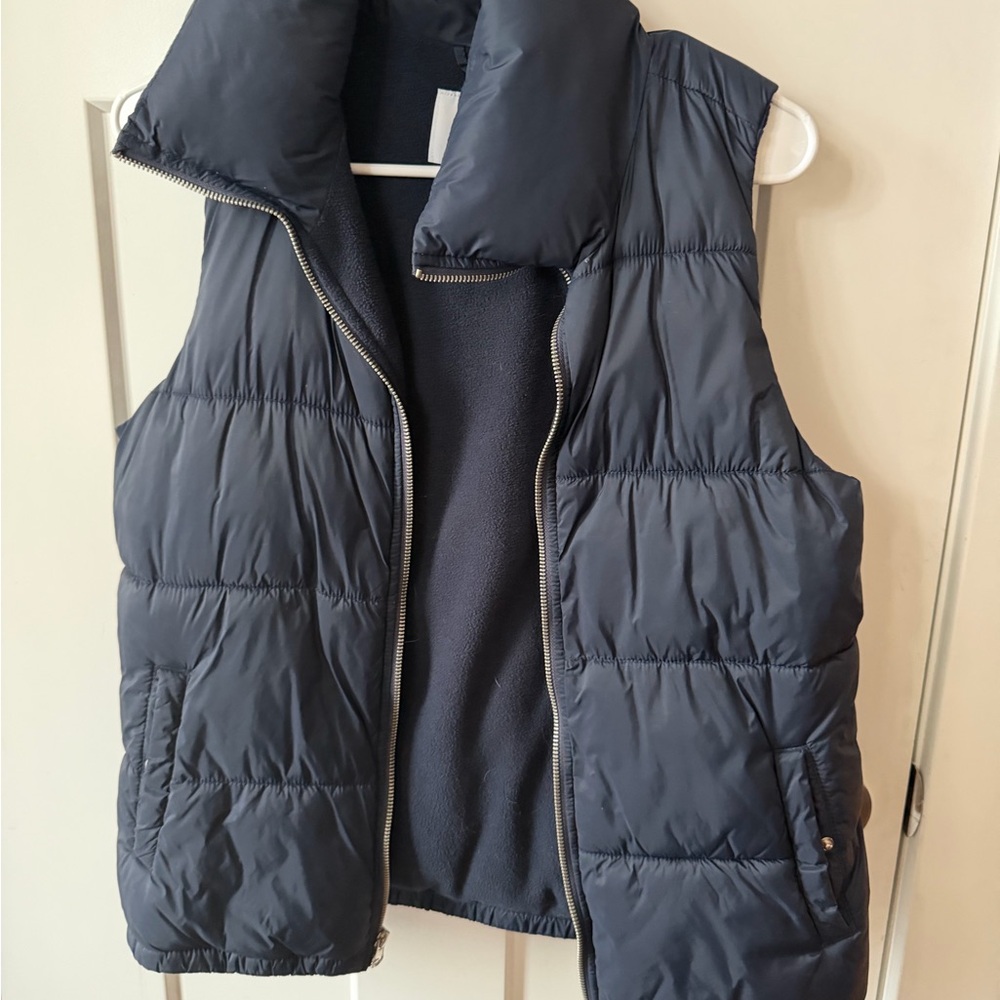 Old Navy Navy Blue Puffer Vest